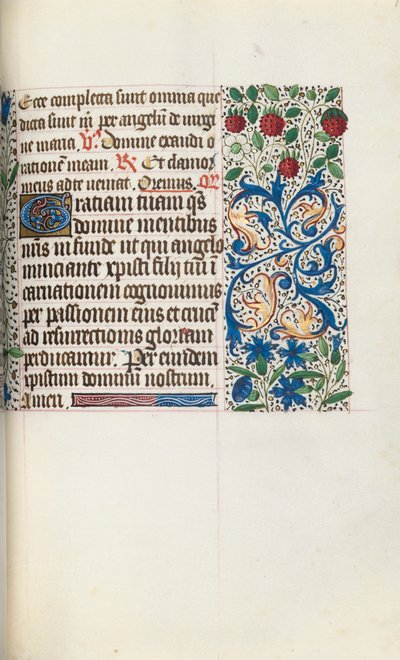 Timebog Brug af Rouen: fol. 79r, ca. 1470. af Master of the Geneva Latini