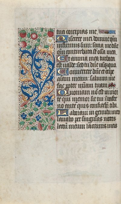 Timebog Brug af Rouen: fol. 80v, ca. 1470. af Master of the Geneva Latini