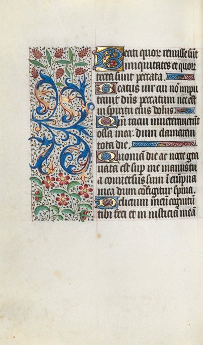 Timebog Brug af Rouen: fol. 81v, ca. 1470. af Master of the Geneva Latini