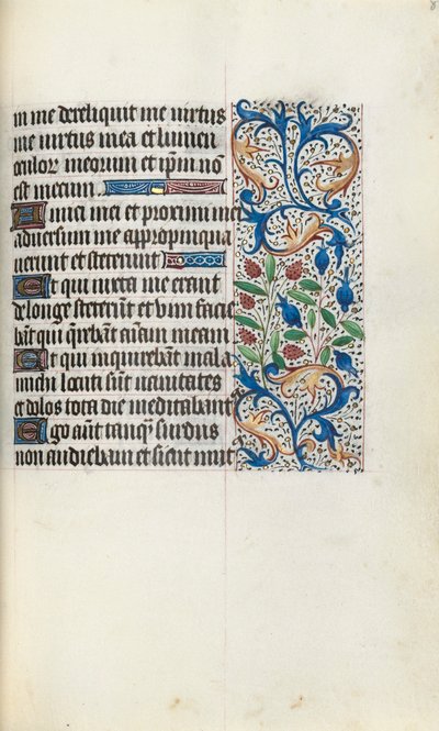 Timebog Brug af Rouen: fol. 84r, ca. 1470. af Master of the Geneva Latini