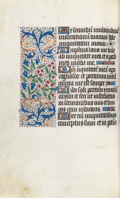 Timebog Brug af Rouen: fol. 85v, ca. 1470. af Master of the Geneva Latini