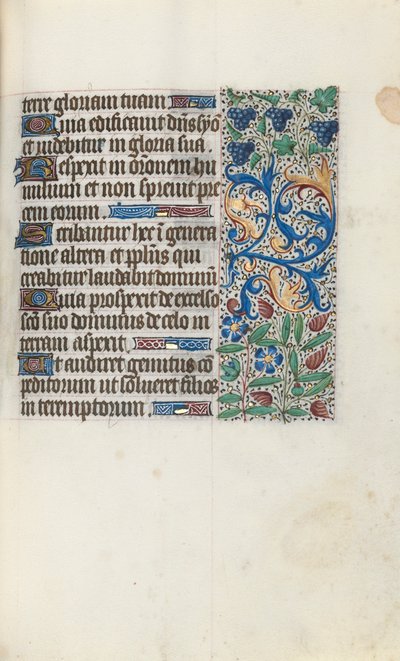 Timebog Brug af Rouen: fol. 89r, ca. 1470. af Master of the Geneva Latini