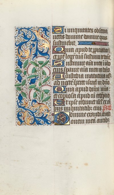 Timebog Brug af Rouen: fol. 90v, ca. 1470. af Master of the Geneva Latini