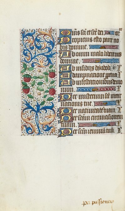 Timebog Brug af Rouen: fol. 94v, c. 1470. af Master of the Geneva Latini