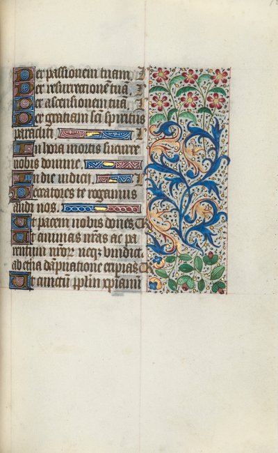 Timebog Brug af Rouen: fol. 95r, ca. 1470. af Master of the Geneva Latini