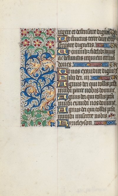 Timebog Brug af Rouen: fol. 95v, ca. 1470. af Master of the Geneva Latini