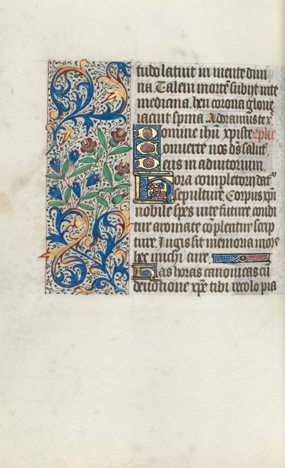 Timebog Brug af Rouen: fol. 98v, ca. 1470. af Master of the Geneva Latini