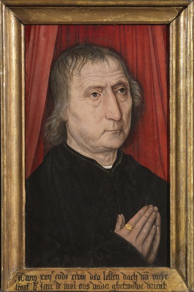 Portræt af Jan de Mol, ca. 1485 (olie på panel) af Master of the Guild of Saint George at Malines