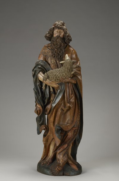 Johannes Døberen, ca. 1515 (delvist polykrom limewood) af Master of the Harburger Altar