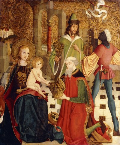 Magiernes tilbedelse af Master of the High Altar of