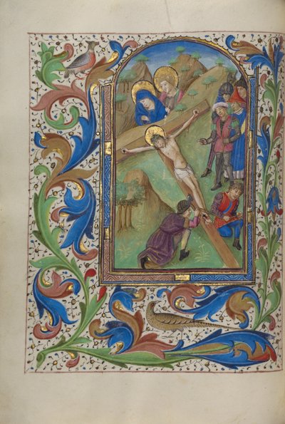 Kristus naglet til korset af Master of the Lee Hours