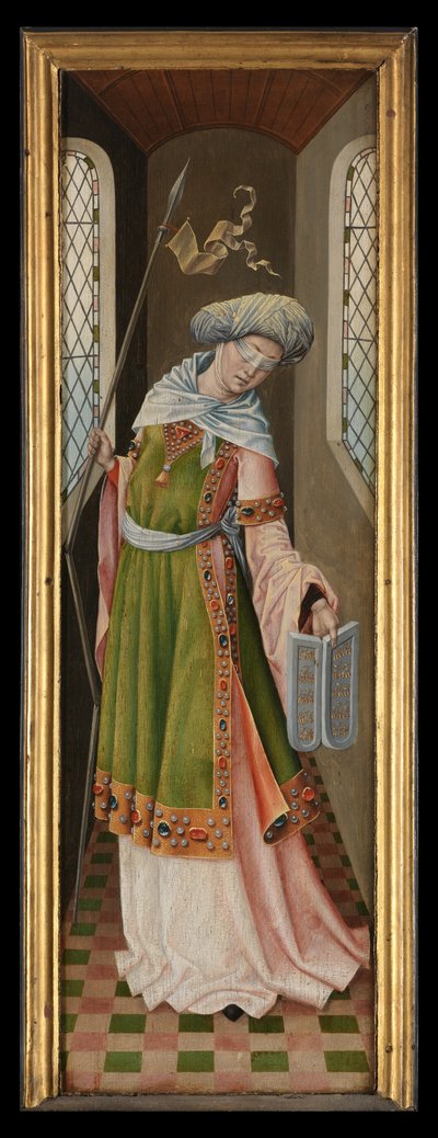 Allegorisk figur af synagogen, fra legenden om St. Ursula af Master of the Legend of St. Ursula