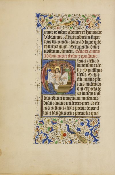 Indledende O: Smertensmanden af Master of the Llangattock Hours
