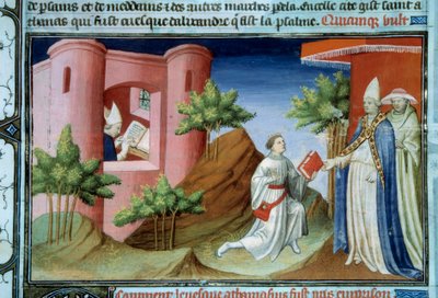 Pave Julius I (280-337) mødte Athanasius