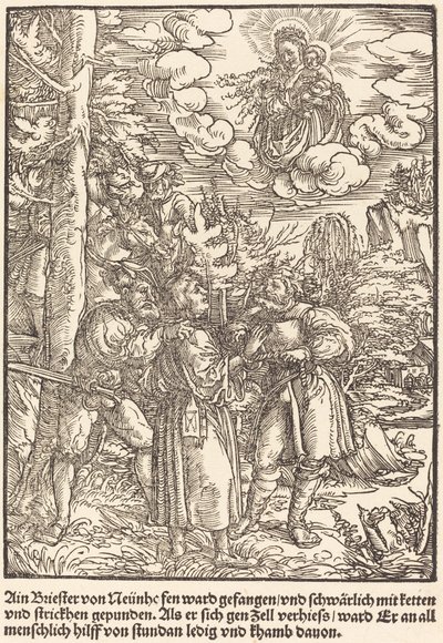 Ain Briester von Neunhe... af Master of the Miracles of Mariazell