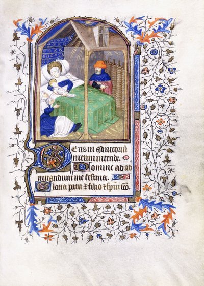Fødsel, ca. 1430-1440 af Master of the Munich Golden Legend