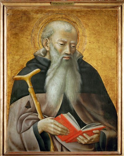 Sankt Antonius abbed ... af Master of the Osservanza