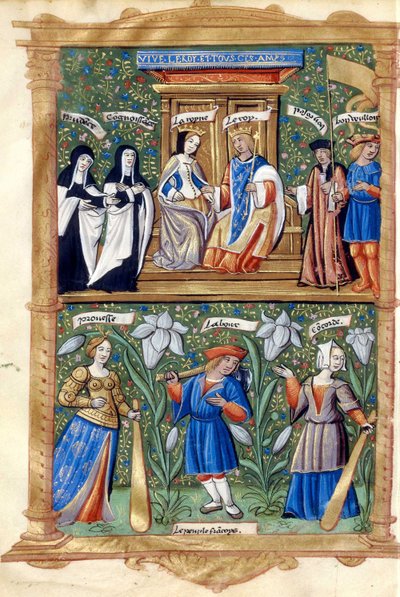 BNF Fr5750 f40 - Kroningen og indtoget af Madame Claude Royne de France af Master of the Paris Entries
