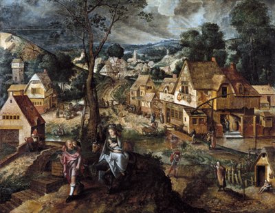Flyvning til Egypten af Master of the Prodigal Son
