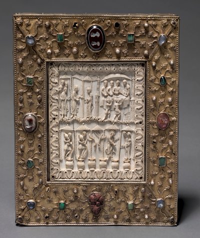 Bogformet relikvieskrin, ca. 1000. af Master of the Registrum Gregorii