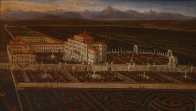 Venaria Reales palads og haver af Master of the Residenze Sabaude
