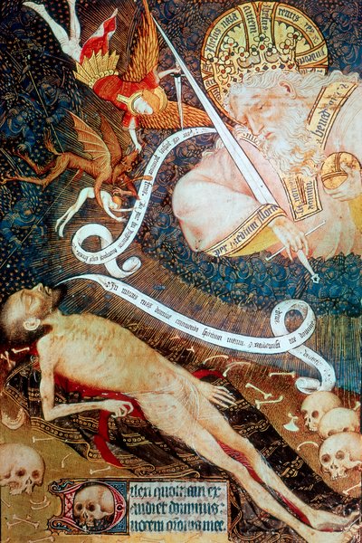 Dødsdommen, begyndelsen af det 15. århundrede af Master of the Rohan Hours