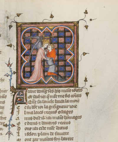 Miniature fra et manuskript af Roman de la Rose af Guillaume de Lorris og Jean de Meun, 1353 af Master of the Rose novels