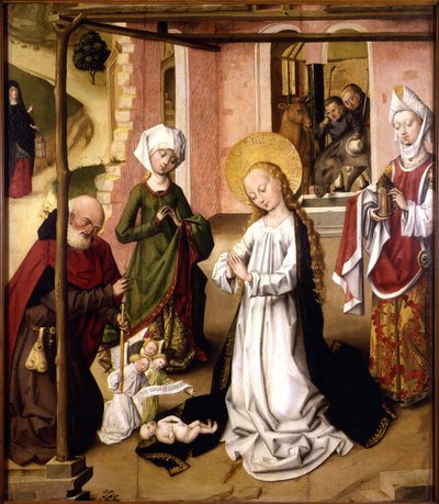 Tilbedelsen af Kristusbarnet af Master of the Saint Bartholomew Altarpiece