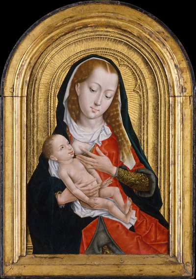 Jomfru og Barn, 1475-99 af Master of the Saint Ursula Legend