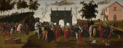 Historien om Griselda. Del I: Ægteskab, c.1490-1495 af Master of the Story of Griselda