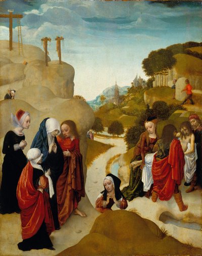 Kristi gravlæggelse af Master of the Virgo Inter Virgines