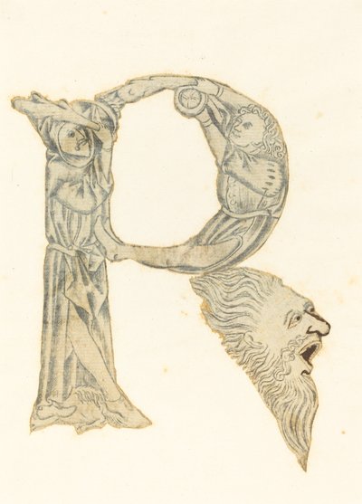 Bogstavet P (konverteret til et R) af Master with the Banderoles