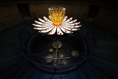 Equinox, 2021 (Akryl, Elektriske kredsløb, Hydraulik, Lak, Motor, Maling, Genbrugsharpiks, Stål) af Mat Collishaw