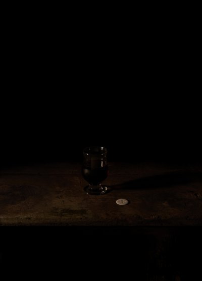 Sidste måltid på dødsgangen, Texas; Jonathan Nobles, 2011 (C-type fotografi) af Mat Collishaw