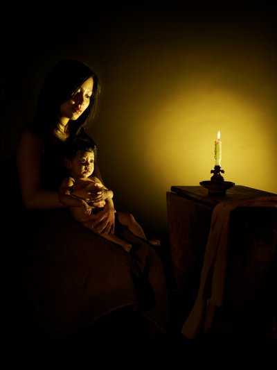 Single Nights 3, 2007 (C-type fotografi) af Mat Collishaw