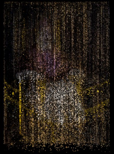 The End of Innocence, 2009 (lærred, projektor og harddisk) af Mat Collishaw