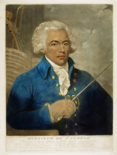 Monsieur de St. George, graveret af W. Ward, 1788 af Mather Brown