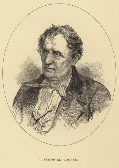 Portræt af James Fenimore Cooper af Mathew B. Brady