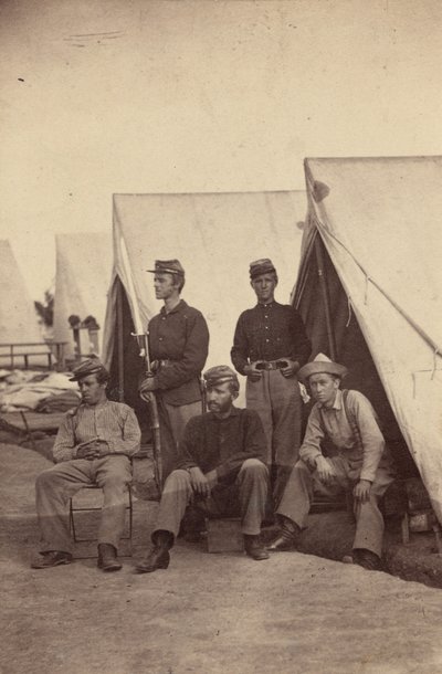 Lejrscene,1862 (foto) af Mathew Brady