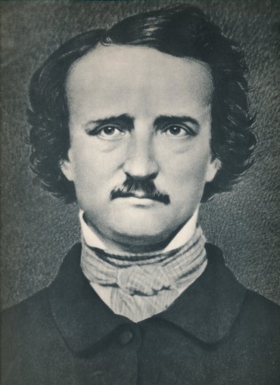 Edgar Allan Poe, c1840, 1939 af Mathew B. Brady