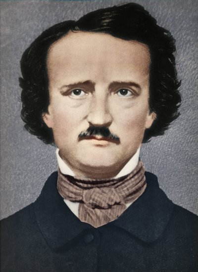 Edgar Allan Poe, c1840, 1939 af Mathew B. Brady