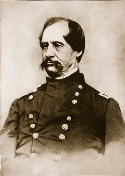 General David Hunter, 1861-65 af Mathew B. Brady