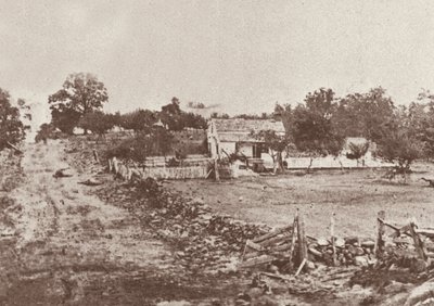 General Meades hovedkvarter under slaget ved Gettysburg af Mathew Brady