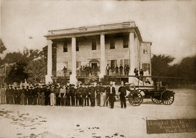 Hospital nr.15, Beaufort, South Carolina, 1864 af Mathew B. Brady