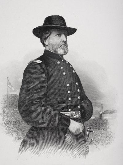 Portræt af general George Henry Thomas (1816-70) af Mathew B. Brady