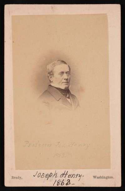 Portræt af Joseph Henry 1797-1878, 1863. af Mathew Brady