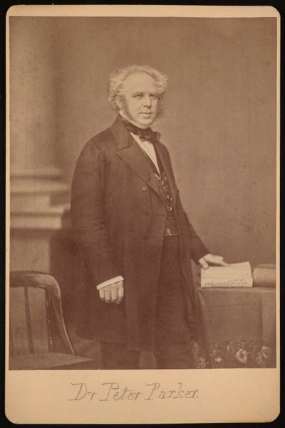 Portræt af Peter Parker 1804-1888, før 1888. af Mathew Brady