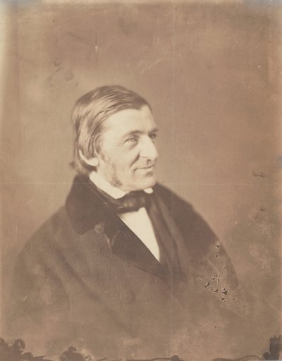 Ralph Waldo Emerson, ca. 1856. af Mathew Brady