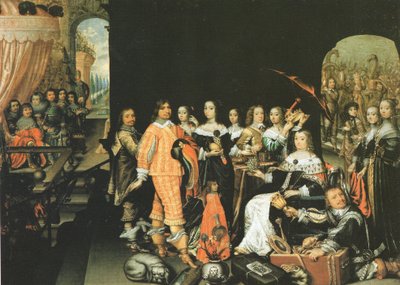 Forherligelse af kurfyrstinde enkefru Elisabeth Charlotte af Brandenburg som dronning af Saba af Mathias Czwiczek