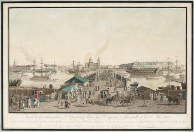 St. Petersborgs første jubilæum fejrer byernes hundrede år i maj 1803, 1804 af Mathias Gabriel Lory